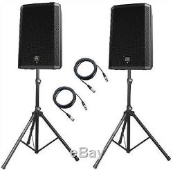 2 x Electrovoice ZLX15P 2 Way 1000W 15 Powered Speaker DJ Disco PA Sound System