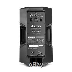 2x Alto TS308 Active 8 Speaker 2000W Powered Loudspeaker Disco DJ Sound System