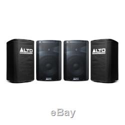 2x Alto TX210 Active 10 Powered Loudspeaker 300W Disco DJ Speaker inc Covers