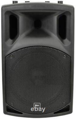 2x DJ 12 Inch ABS Active PA Speakers Disco Party Sound System 800W