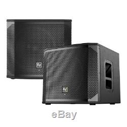 2x Electrovoice ELX200-12SP Active 12 Subwoofer Bass Speaker 1200W DJ Disco
