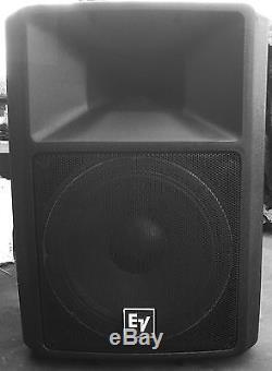 2x Ev S200 Refurbished Pa Disco Speakers Not Active Powered By Behringer Inuke