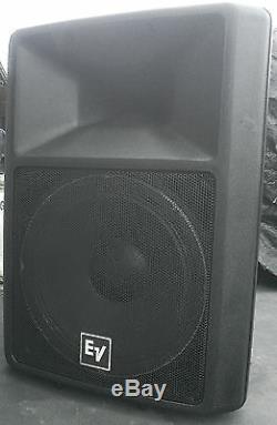 2x Ev S200 Refurbished Pa Disco Speakers Not Active Powered By Behringer Inuke