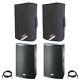 2x Fbt X-lite 12a 12 2000w Powered Active Pa Speaker Disco Band +covers +leads