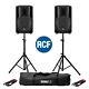 2x Rcf Art 710-a Mk4 Professional 10-inch Active Dj Disco Club Stage Pa Speakers