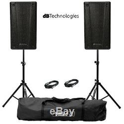 2x db Technologies B-Hype 10 Active 10 DJ Disco Live Stage PA Speaker Package