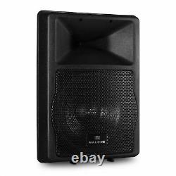 ACTIVE PA KARAOKE SPEAKER 550W RMS 2x MICROPHONE INPUT HOME DJ DISCO STAGE PARTY