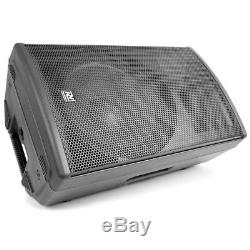 Active DJ Speaker PA Professional Bi-Amplified Disco System Bluetooth 15 1400W