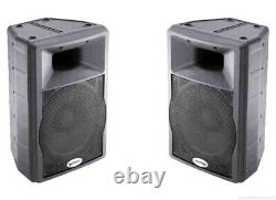 Active Gemini GX350 12 PA Disco Speakers With Protective Covers/Cases