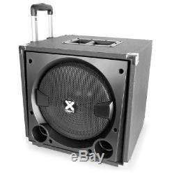 Active Powered PA Speaker Sound System for Mobile DJ Disco Setup 12 Subwoofer