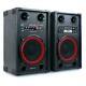 Active Loud Pa Speakers Surround Sound Usb Sd Black 600 Watt Party Disco Dj Loud