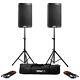 Alto Ts308 Active 8 Dj Disco Pa Speakers (pair) With Gorilla Stands & Cables