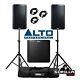 Alto Ts312 1000w Rms 12 Active Dj Disco Pa Speaker (x2) & Ts312s 12 Subwoofer