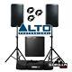 Alto Ts312 1000w Rms 12 Active Dj Disco Pa Speaker (x2) & Ts315s 15 Subwoofer