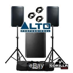 Alto TS315 Active 1000W RMS 15 DJ Disco PA Speaker (Pair) & TS318S Subwoofer
