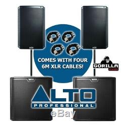 Alto TS315 Active 15 DJ Disco PA Speaker (Pair) & TS315S 15 Subwoofer (Pair)