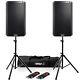 Alto Ts315 Active 15 Dj Disco Pa Speakers (pair) With Free Stands & Cables