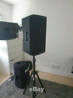 Alto TS315 Active 15 DJ Disco PA Speakers with Covers, Stands & Cables USED
