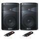 Alto Tx208 Active Powered 8 Dj Disco Pa Speaker (pair) With Free Cables