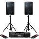 Alto Tx210 Active 10 150w Rms Dj Disco Pa Speaker With Stands & Cables
