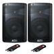 Alto Tx210 Active 10 600w Rms Dj Disco Live Pa Speakers (pair) With Dmx Cables