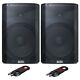Alto Tx215 Active 15 Dj Disco Stage Pa Speaker (pair) With Free Xlr Cables