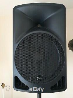 Alto Tx15 600w Powered Speakers, Mixer, Lights, Stands And All Cables, Disco, Pa