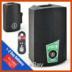 Ant MBS10 10 Active Powered 1600W DJ PA Disco Club Speaker 6m FREE Cable & Bag