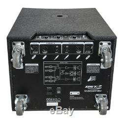 BST Soundmate1-MKII 1600W Active 2.1 Sound System PA DJ Disco