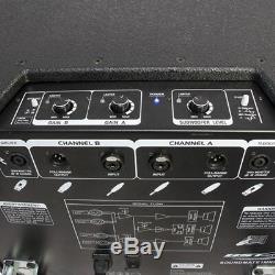 BST Soundmate1-MKII 1600W Active 2.1 Sound System PA DJ Disco