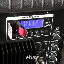 B-Stock Active Powered PA DJ Disco 12 Bluetooth Speaker System 600W MP3 Player