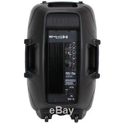 B-Stock Ekho RS15A 15 Inch Active Powered Speaker DJ Disco PA Karaoke Party