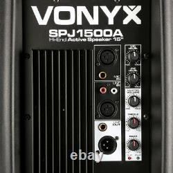 B-Stock Vonyx Active Self Powered PA Speaker SPJ-1500A 15 (Single) DJ Disco
