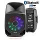 Bluetooth Active Speaker Pa Dj Disco Karaoke K-tv Party Usb Led Light 15 350w