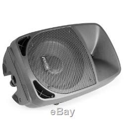 Bluetooth Active Speaker PA Mobile DJ Disco Karaoke Party USB LED Light 12 250W