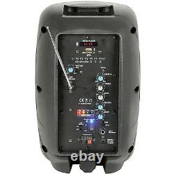 Bluetooth Karaoke Speaker & LED Disco Light System Party Music Portable PA Kit