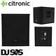 Casa-10ba Active Subwoofer Powered 1000w Citronic Party Disco Club Pa