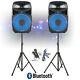 Choice Vps Active Bluetooth Disco Speaker Sets Dj Pa Karaoke Party 400-1000w