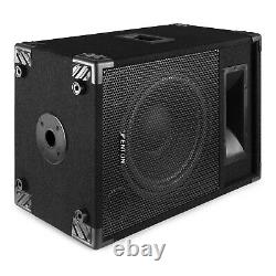 CSA-12 12 Inch Active PA Speaker Portable Powered Karaoke System DJ Disco 600W