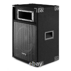 CSB 12 Active DJ Speakers with Stands Loud 600w Karaoke PA Disco House Party