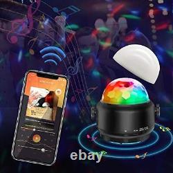 Disco Lights Bluetooth Speaker, USB Party Lights Sound Activated, 3 in 1 Remote
