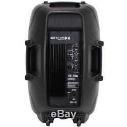 Ekho RS15A 15 Inch Active Powered Speaker DJ Disco PA Karaoke Party 800W Max