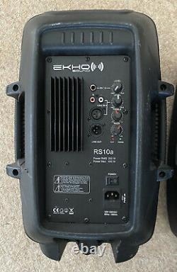 Ekho Sound RS10a Passive Speakers Active PA, Disco, Karaoke Speakers