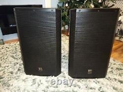 Electro-Voice EV ZLX15P 1000 Watt Active PA/ Disco speakers (pair) with covers