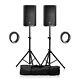 Electrovoice Elx200-10p Active 10 Pa Speaker 2400w Dj Disco System Package