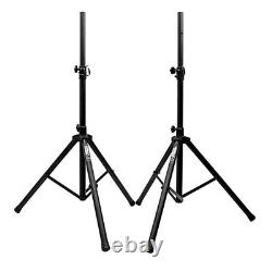 FBT JMaxX 110A Active 900W 10 DJ Disco PA Speaker (Pair) with Stands & Cables