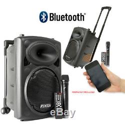 Fenton FPS10 Active Bluetooth Disco Party Speaker + Soundsak Speaker Carry Bag