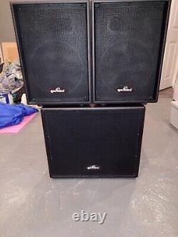 Gemini XTR500 active Speakers System For Disco Karaoke Or Home Use