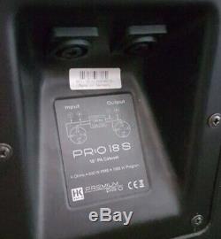 HK Audio Premium PRO18SA 18 Passive Subwoofer Bass Bin DJ Disco PA