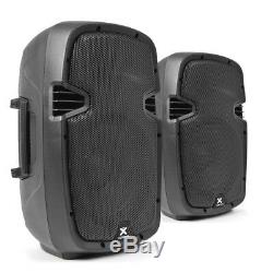 High Powered Active Powered PA Speakers 800W 10 Woofer DiscoSPJ1000AD UK Stock